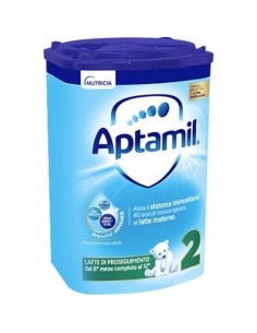 Aptamil 2, Latte di Proseguimento, Latte in Polvere dal 6° al 12° Mese Compiuto, 750g